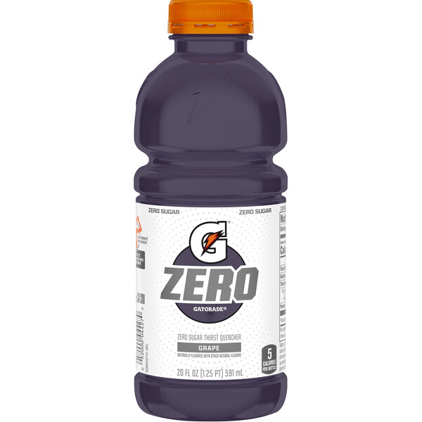Gatorade® Zero Sugar Grape 20 fl. oz. PepsiCo School Source K12